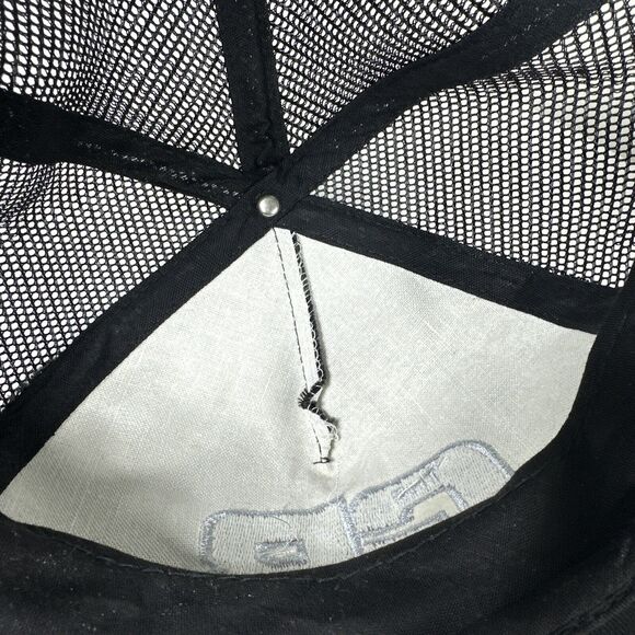 The GB Line Hat Black Gray Snapback Mesh Trucker Baseball Cap Designer Award - Picture 13 of 13